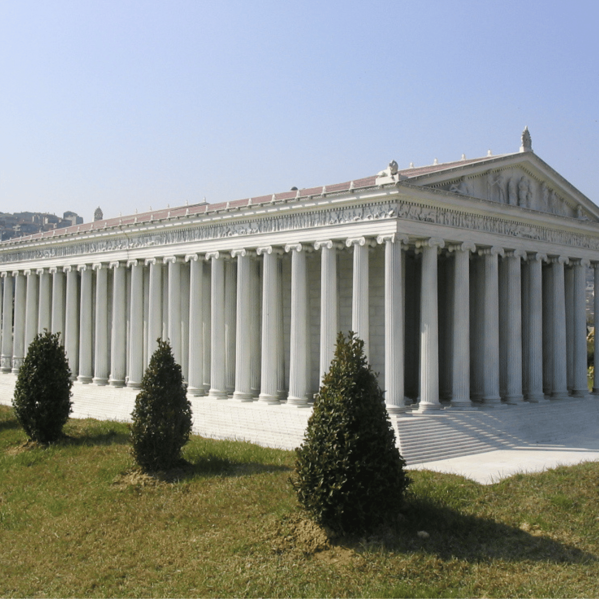 Model of Temple of Artemis mentioned in The Last Disciple: Exile in Ephesus