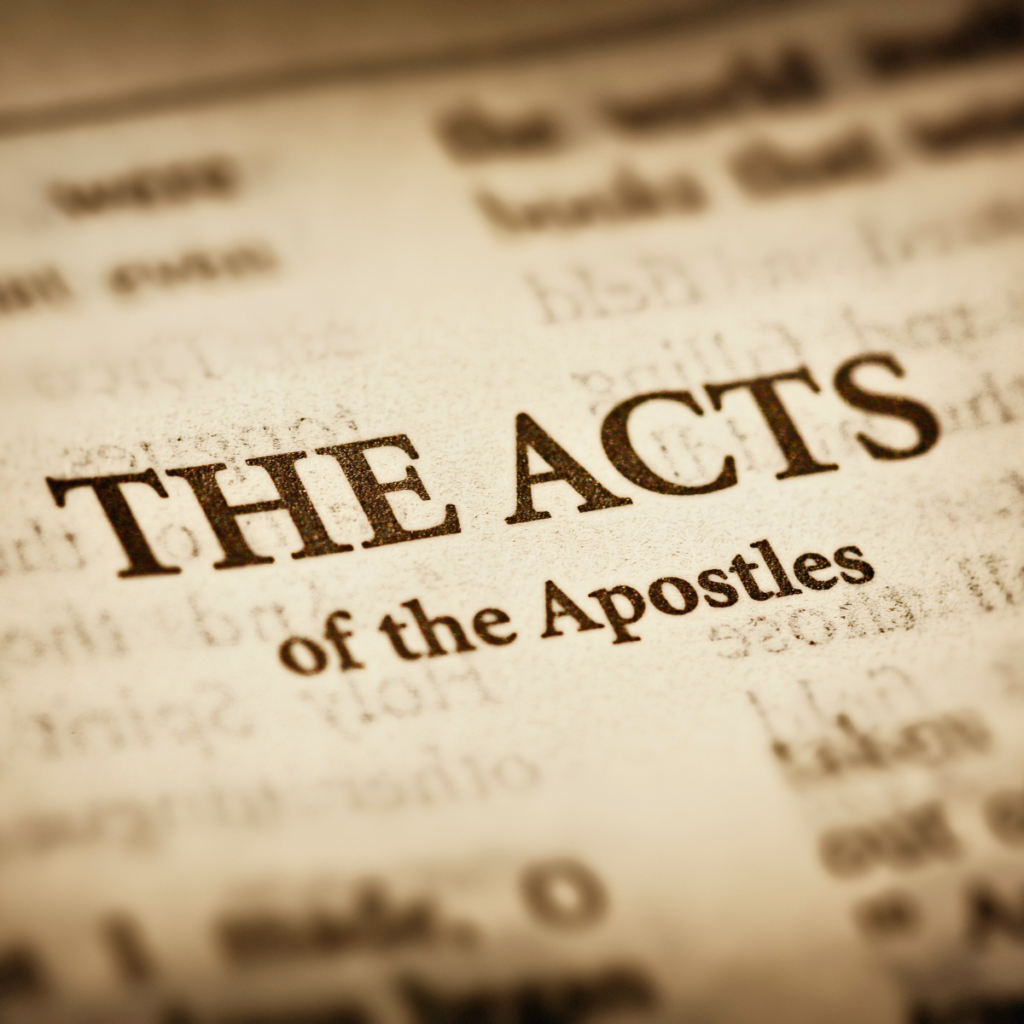 Picture of the Book of Acts from post on kurtbrouwer.com