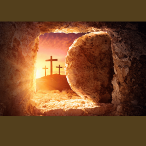 Empty Tomb with Crosses outside kurtbrouwer.com