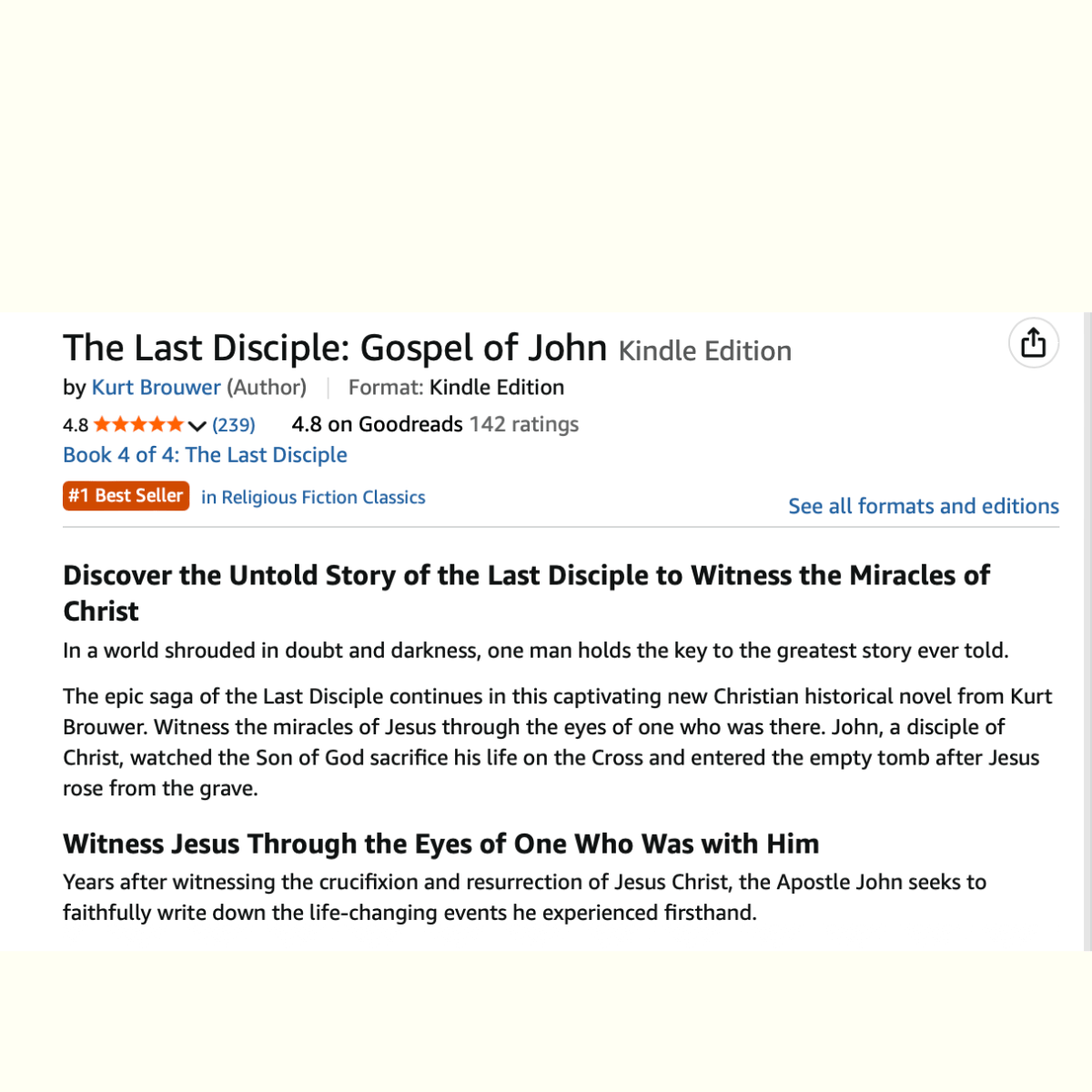 The Last Disciple: Gospel of John kurtbrouwer.com